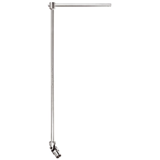 Facom 99C_10 T-handle socket wrench with articulated joint, silver metal, side view, white background.