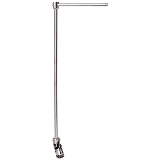 Facom 99C_18 T-handle socket wrench with swivel end, silver metal, photography, front angle on white background.