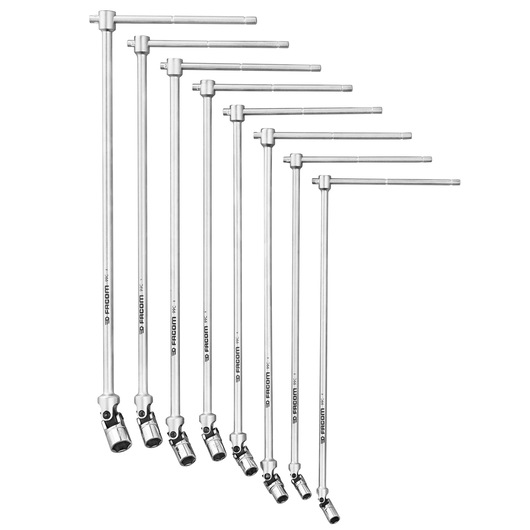 8 - 17mm Universal-Joint T-Socket Wrench (8 pc)