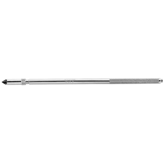 Facom AFUX_1 glass cutter tool, metal body, knurled handle, side view on white background.