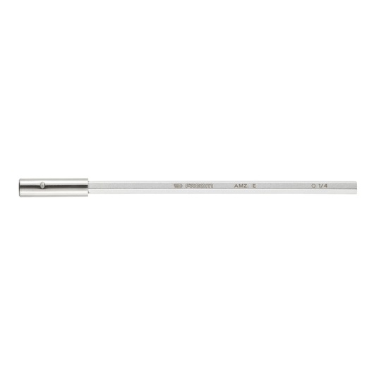 Facom AMZE steel extension bar 1/4 inch, side angle, tool product photography.