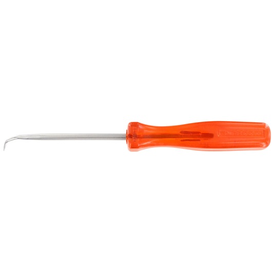 Facom AR_CR precision hook tool with orange handle, side angle on white background.