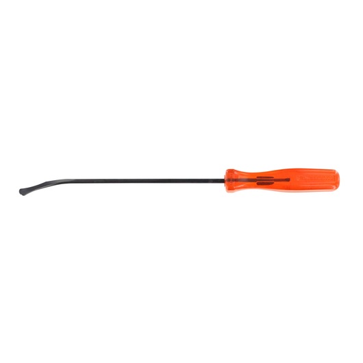 Facom AR_GSPC long pry bar with orange handle, side angle on white background.