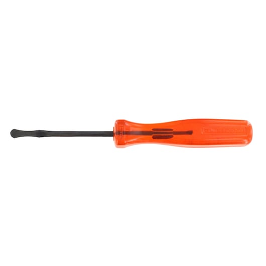 Facom AR_PSPD flathead screwdriver with orange translucent handle, side view on white background.
