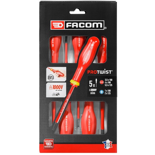 PROTWIST® 1000V Insulated Screwdriver Set (5 pc.)