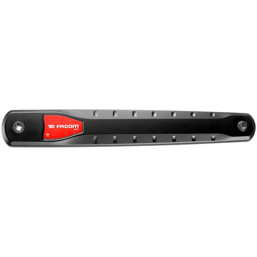 Photo of Facom AXS.SPB black wall tool holder with red Facom logo, front angle on white background.