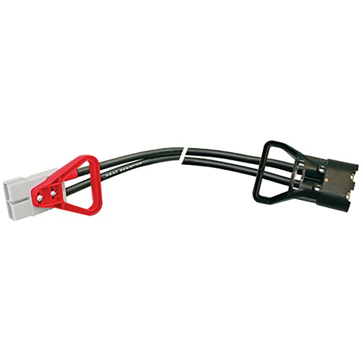 Facom B124OC2MAN connector cable with red and black handles, front view on white background.