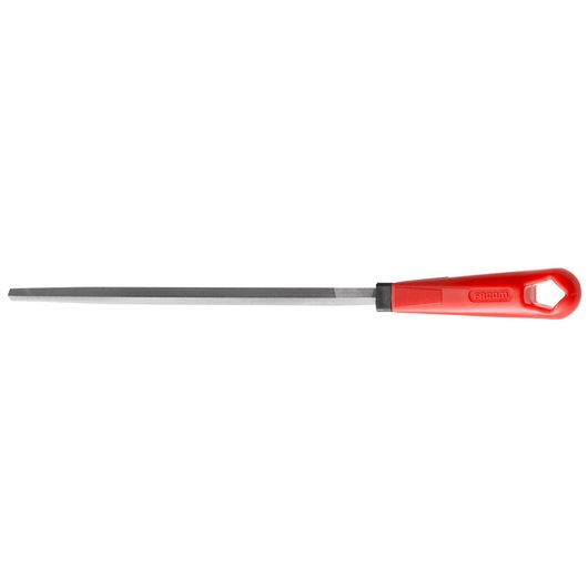 Facom CARMD250EMA hand file with red handle, photographed on white background, tool category.