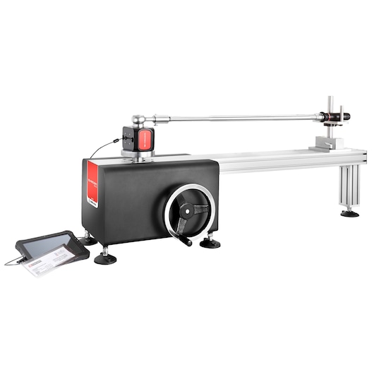 Facom CD12A torque wrench calibration device with digital display, photographed from the front on white background.