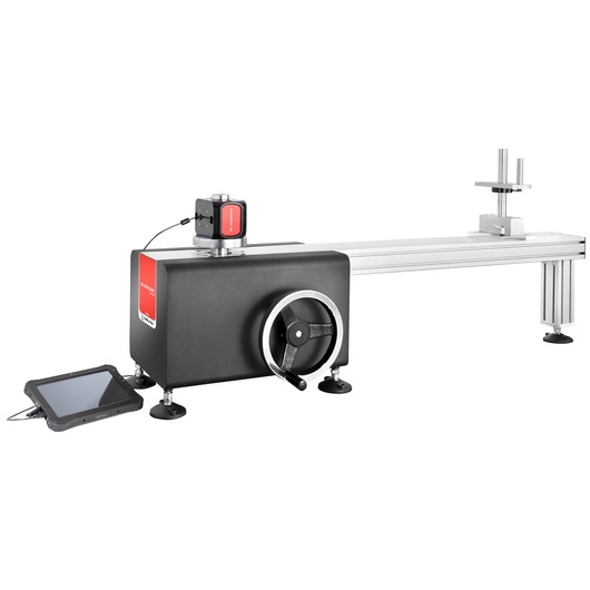 Facom CD12A photography of industrial calibration device with touchscreen control, side angle.