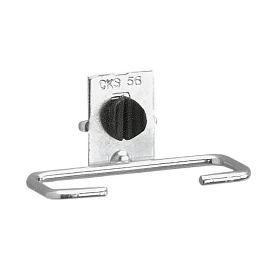 Photo of Facom CKS56A metal wall hook with black knob, front angle, on white background.