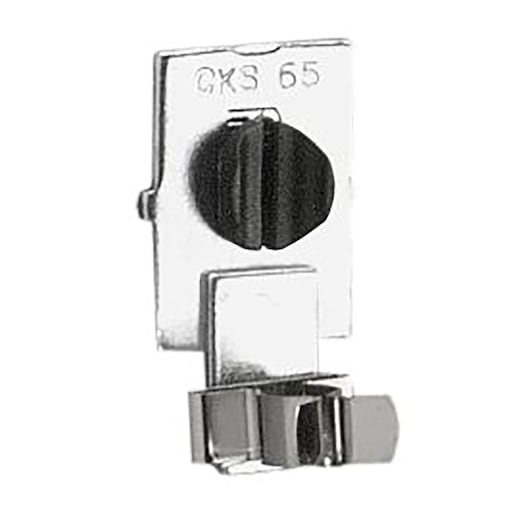 Facom CKS_65A metal camera accessory clamp with black adjustment knob, white background, front angle.