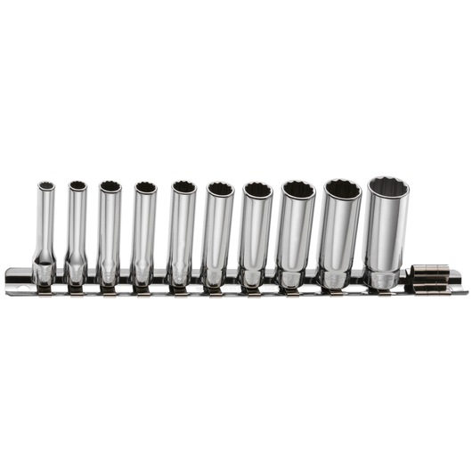 13 Pin, 1/4 in. Socket Rails