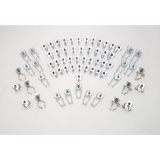 Set of 40 Individual Metal Hooks