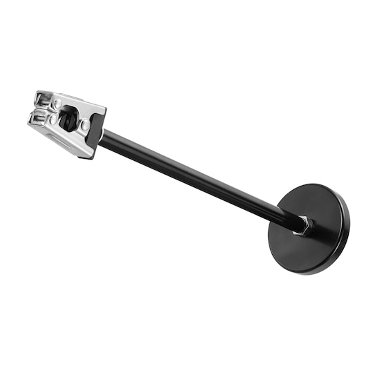 Facom CR_SMP photography of black and silver tool handle with wall mount, angled on white background.