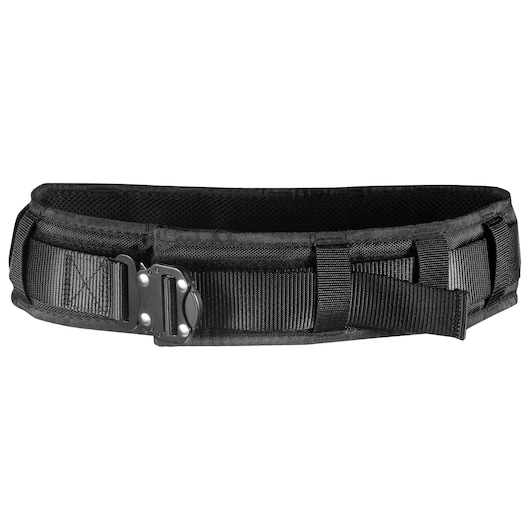 Facom CT100-140 padded black tool belt with metal buckle, photographed on white background.