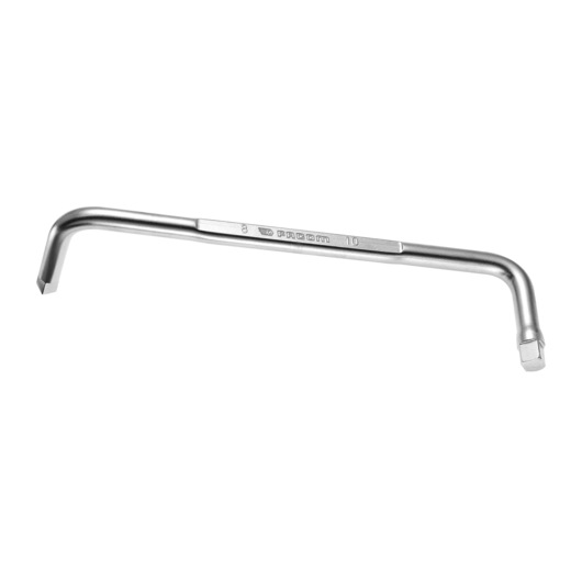 Facom D13A double-ended bent hex key, silver finish, tool category, side angle, SKU D13A