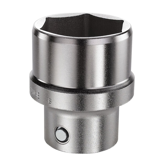 Facom D143B chrome socket tool, photographed at a front angle on a white background.