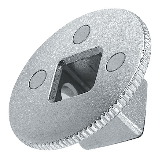 Facom D_169 metal socket tool shown on a white background, close-up of hexagonal center.