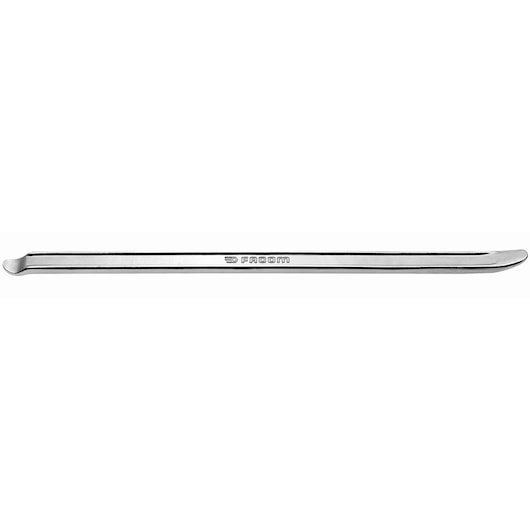 Facom D3-600 tire lever, silver metal tool, flat side view on white background.