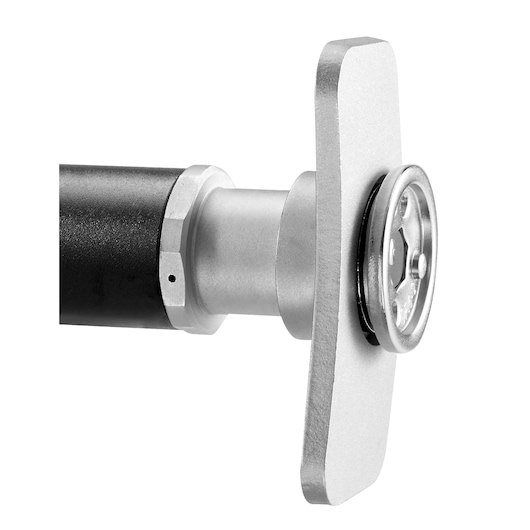 Facom DF.17A socket tool close-up on white background, showing metal construction and hexagonal nut.