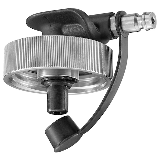 Facom DF_20-07A metal and plastic pneumatic tool accessory, close-up on white background.