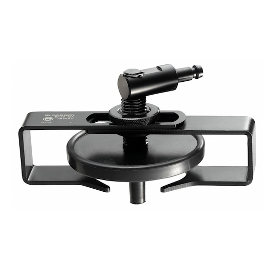 Facom DF_20-12A black metal photography accessory, side angle, with mounting bracket and adjustable arm.