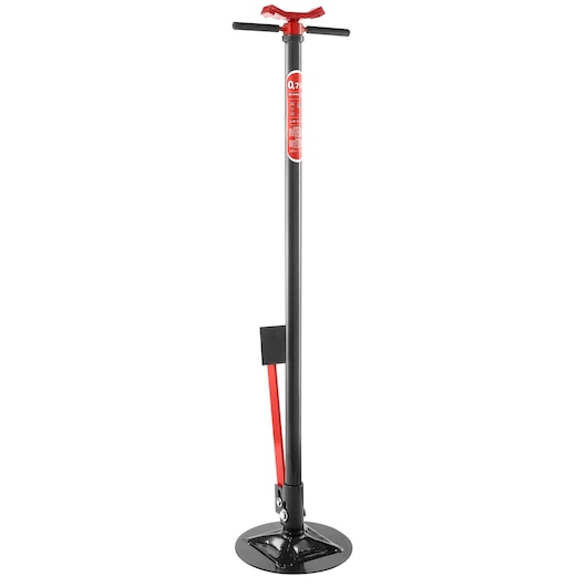 Facom DL.75M manual fence post driver, black and red, front angle on white background.