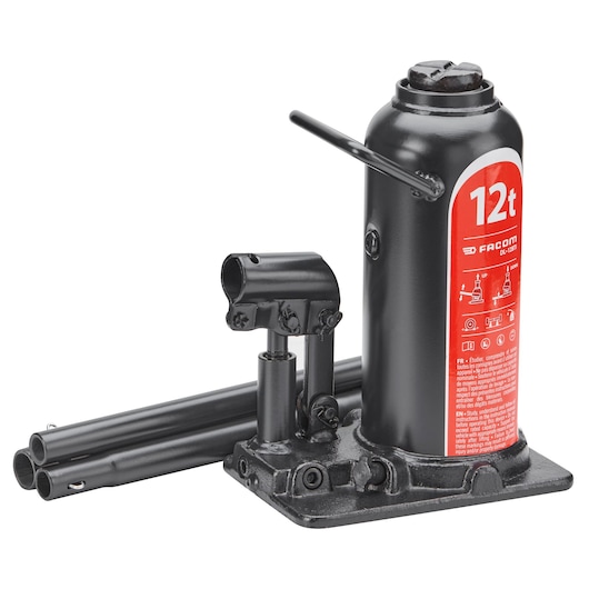 Heavy duty series bottle jack, 12 t