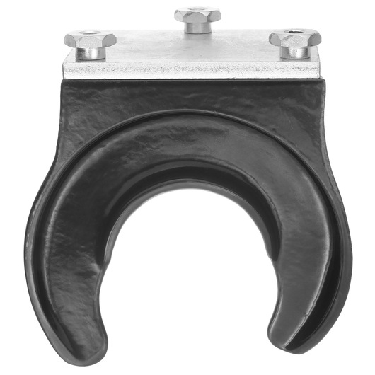 Facom DLS500-08HP black clamp with silver bolts, photographed from front on white background.