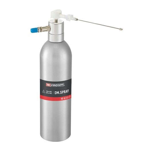 Facom DMSPRAY metal spray bottle with long nozzle, shown upright on white background.