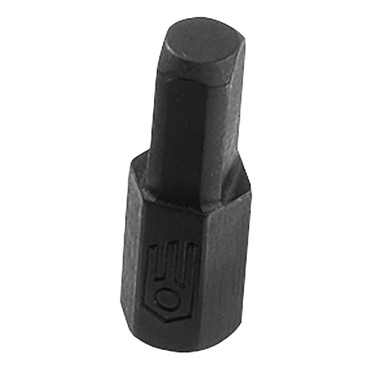 Photo of Facom DS.11A hex screwdriver bit, black finish, standard profile, angled on white background.