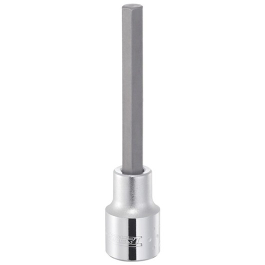 Facom E031983 hex bit socket, chrome finish, photographed upright on white background.