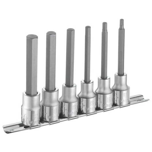 EXPERT by FACOM® 1/2 in. 6-point long-reach driver sockets set 6 pieces