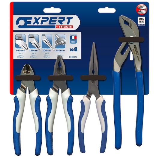 EXPERT by FACOM® 4 pieces mechanical engineers pliers set