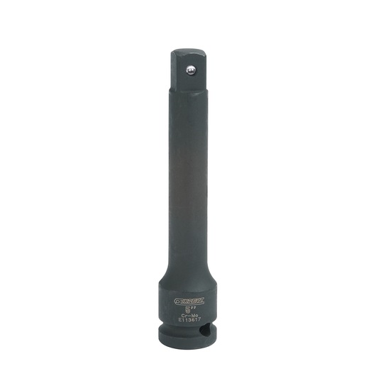 Facom E113617 socket extension bar, dark steel finish, photographed upright on white background.