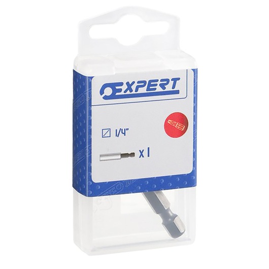 Facom E113648 screwdriver bit in blue and white Expert branded packaging, front angle, photography