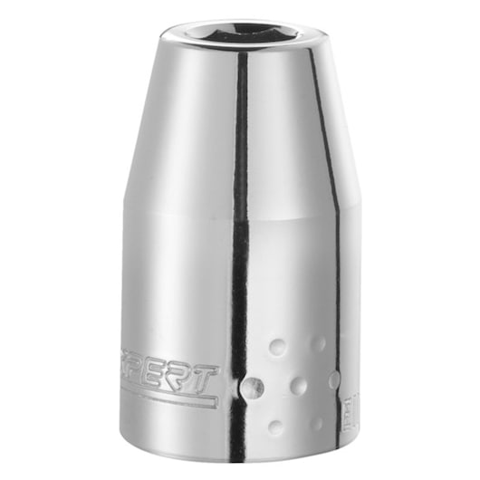 Facom E113851 chrome hex socket photography, front angle on white background
