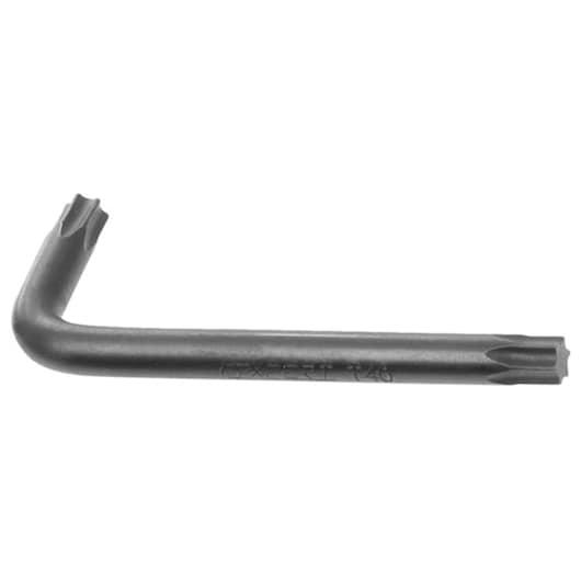 Facom E113854 Torx L-shaped key, black finish, tool photography, side angle.