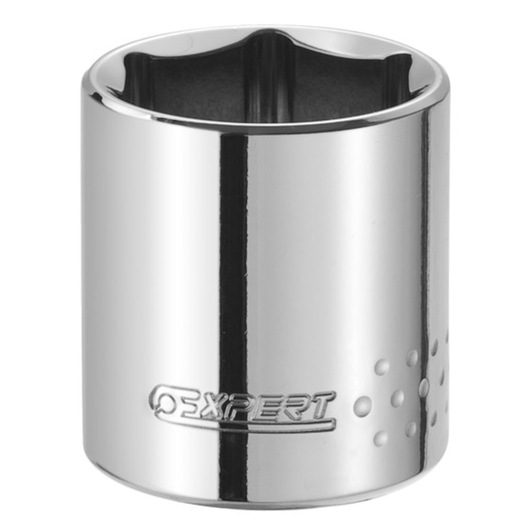 Facom E117251 chrome socket with Expert logo, photography of front angle.