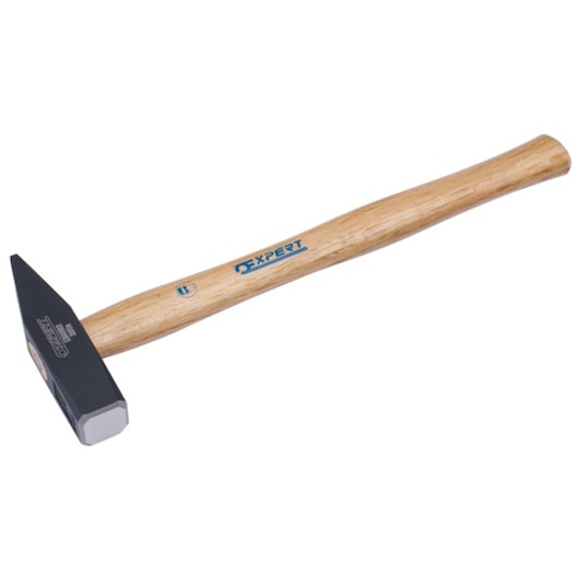 Facom E150102 hammer with pointed and flat head, wooden handle, product photo on white background.