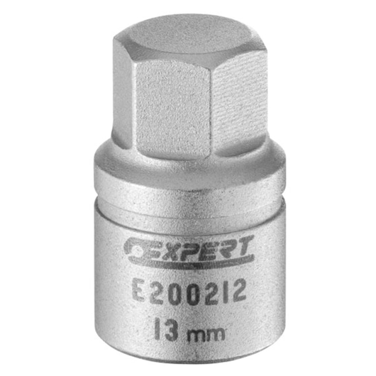 Facom hex socket, silver color, SKU E200209, shown upright on white background.