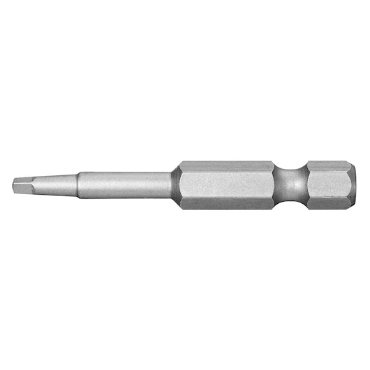 Facom ECAR_603 steel screwdriver bit, hex shank, photographed on white background, tool accessory.