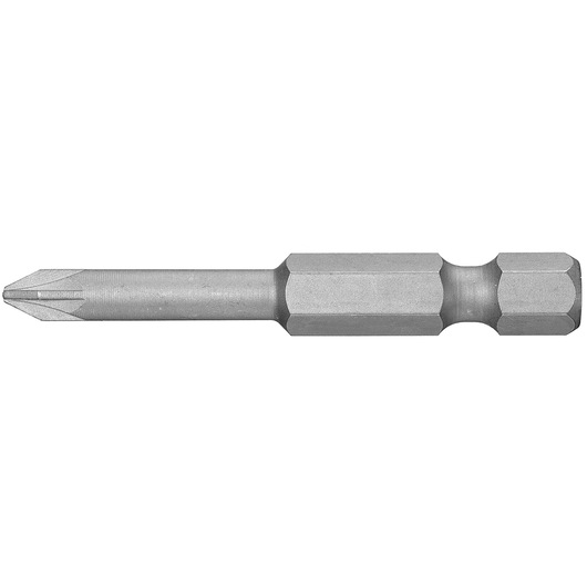 Facom ED_601T screwdriver bit, silver metal, hex shank, photographed on white background, tool accessory.