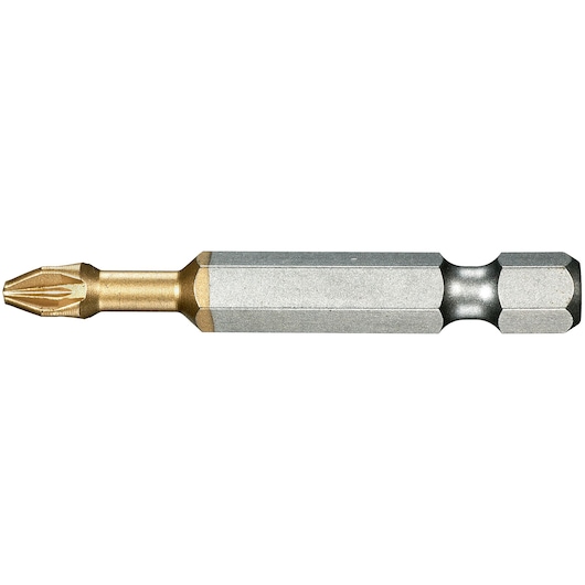 High Perf' titanium bits series 6 for Pozidriv® screws PZ1