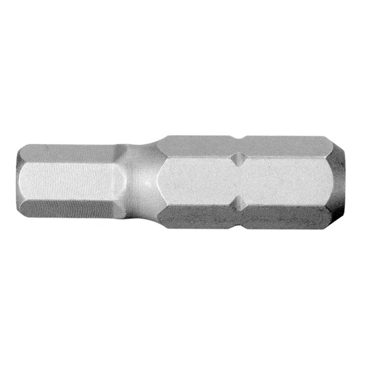 Facom EH.101/8 hex screwdriver bit in silver, close-up side view on white background.