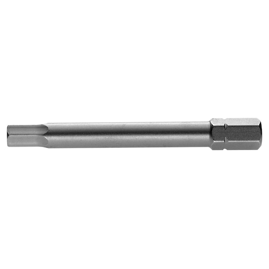Facom EH_206L long silver hex bit, photographed on white background, side view.