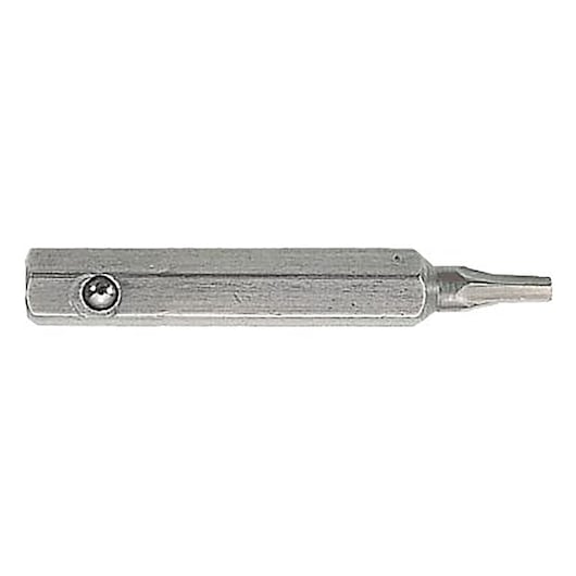 Screwing bits series 0 drive 4 mm for hollow hex screws, 1.5 mm