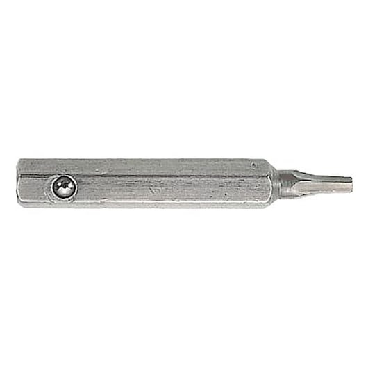 Screwing bits series 0 drive 4 mm for hollow hex screws, 2 mm