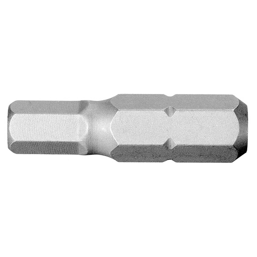Screw bits series 1 for metric countersunk, hexagonal head screws, 2.5 mm